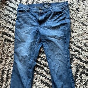 Express jeans size 16 bell crop